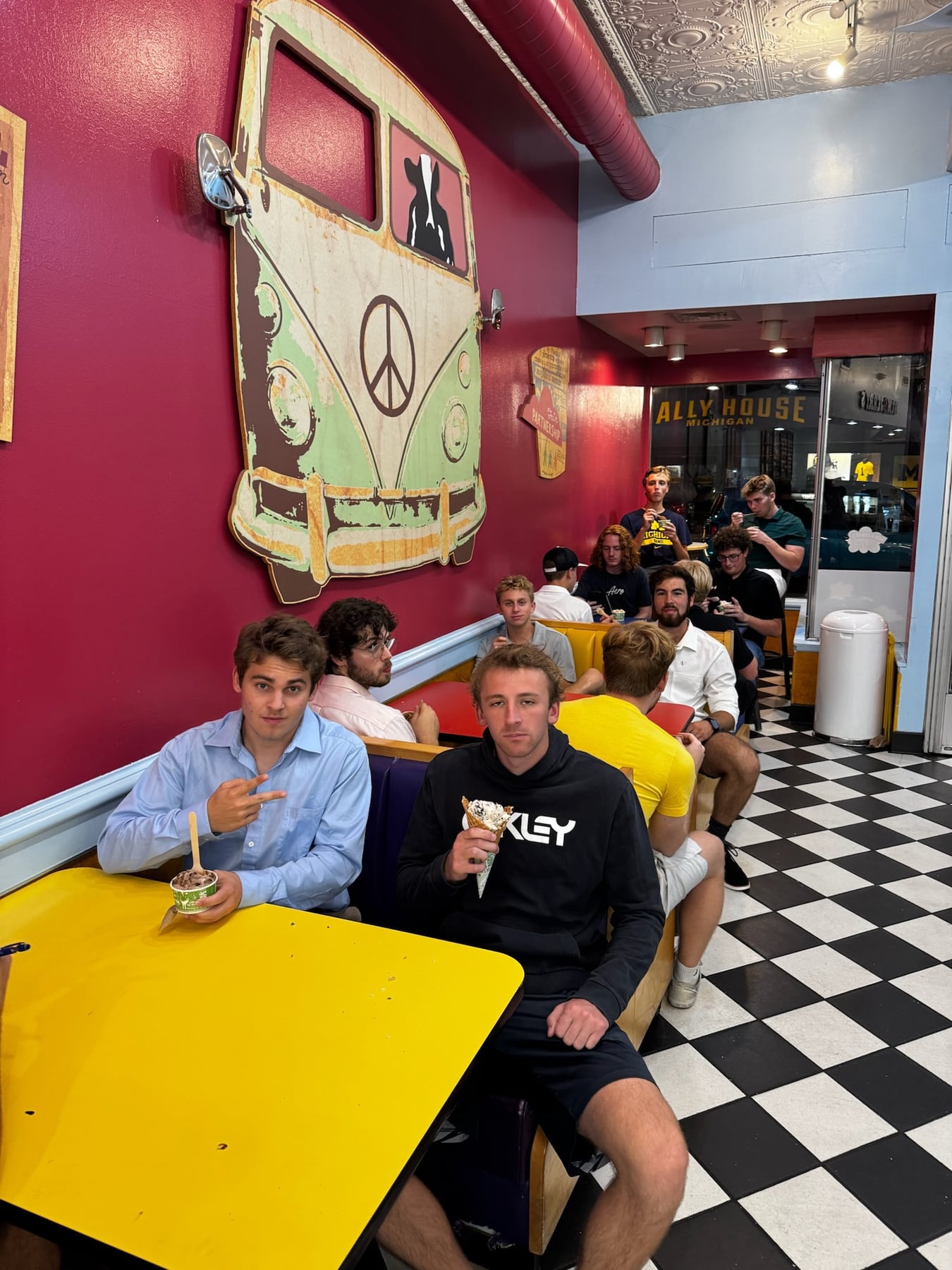 PAK members stopping for ice cream together